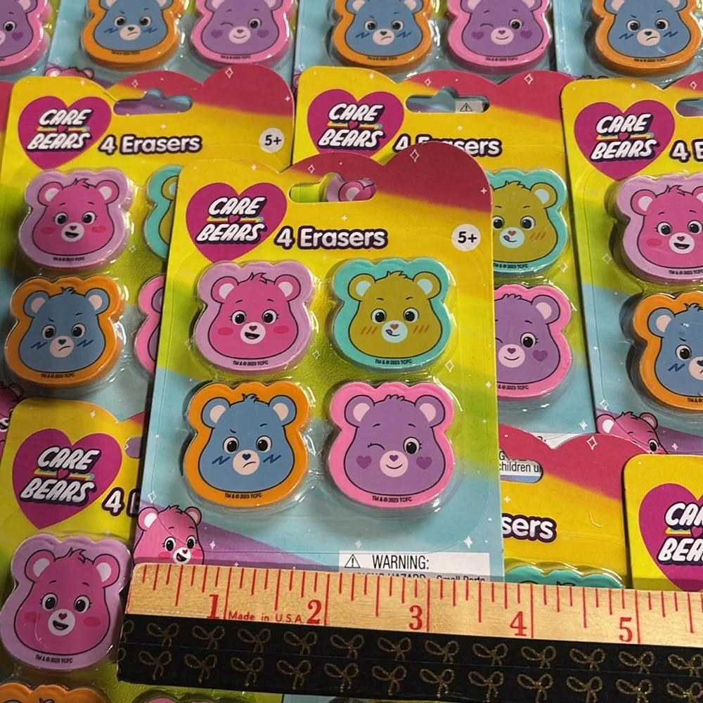 Care Bears Eraser Party Favors Care Bear ERASERS NEW Set of 13